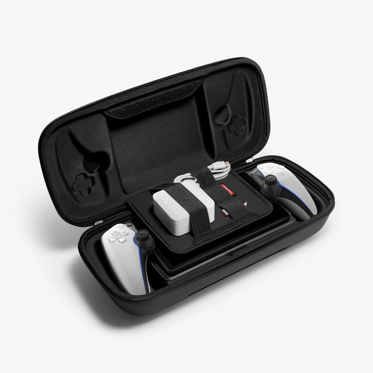 Spigen PlayStation Portal Case Etui zamykane Sony Poliuretan (PU) Czarny