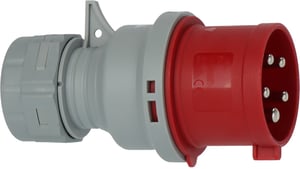 Brennenstuhl 1081050020 elektrisk nätkontakt Grå, Röd 5P