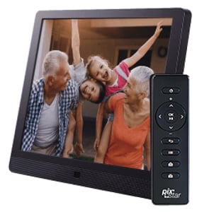 Pix-Star 15 Digital Photo Frame, Black, 38.1 cm (15"), Wi-Fi