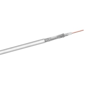 Goobay 27518 kabel koncentryczny 100 m Biały