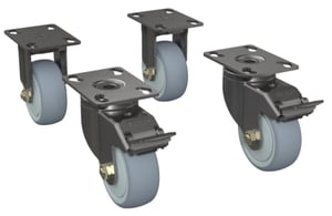 Zebra CS-RAC-WHEEL Ersatzteile für Ständer – Lenkrollen