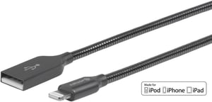 eSTUFF ES601065 Lightning-Kabel 0,5 m Grau