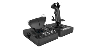 Logitech G 945-000059 Gaming Controller, Black, USB 2.0, Flight Sim, Analog/Digital, PC