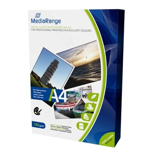 MediaRange MRINK101 fotopapper A4, vitt matt