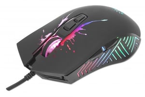 Manhattan 190220 myszka Gaming Po prawej stronie USB Typu-A Optyczny 7200 DPI