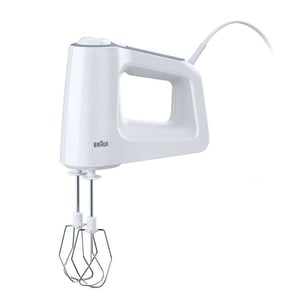 Braun HM 3135 WH 500 W Hand Mixer, Gray, White