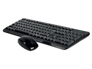 Tracer TRAKLA45903 klawiatura Dołączona myszka Uniwersalne RF Wireless Czarny