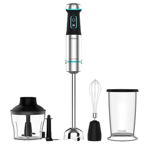 Cecotec Power TitanBlack 1200 XL Cream&Crush 0,8 l Blender immersyjny 1200 W Czarny, Srebrny