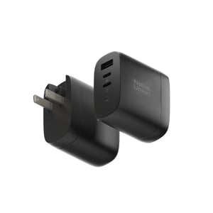 Native Union Fast Gan Charger PD 67 W für Laptop, Smartphone, Tablet – Schwarz – Wechselstrom – Schnellladung – Intern