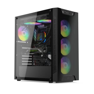 SilentiumPC Armis AR6X EVO TG ARGB Full Tower Czarny, Przezroczysty