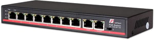 GetFort GF-110D-8P-120 przełącznik sieciowy Nie zarządzany L2 Fast Ethernet (10/100) Obsługa PoE Czarny