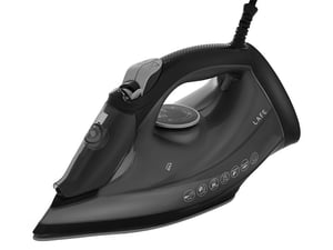 Lafe GlidePro Żelazko parowe Płyta ceramiczna 2600 W Czarny