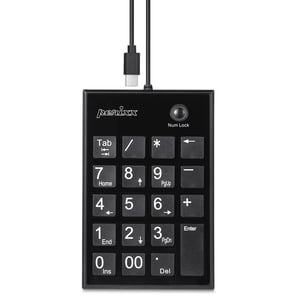 InLine 57161I klawiatura Uniwersalne USB Nie Czarny