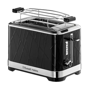 Russell Hobbs 28091-56 Toaster für 6–2 Scheiben, 1050 W, schwarz, Edelstahl
