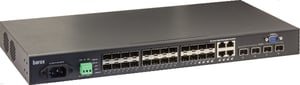 Barox RY-LGSO25-28 przełącznik sieciowy Zarządzany L2/L3 Gigabit Ethernet (10/100/1000) 1U Czarny