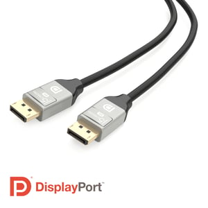 j5create JDC43 2 m DisplayPort Schwarz, Grau