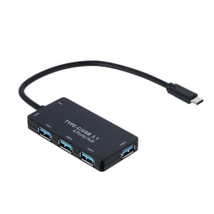 Akyga AK-AD-52 huby i koncentratory USB 3.2 Gen 2 (3.1 Gen 2) Type-C 500 Mbit/s Czarny