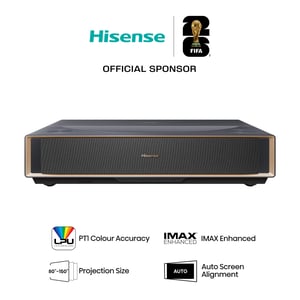 Hisense PT1 Projektor Ultra-Kurzdistanz-Projektor Schwarz 3D-kompatibel