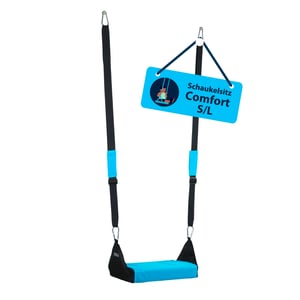 HUDORA 72180 Children's Swing Indoor/Outdoor Baby Swing, 1 Seat, Blue