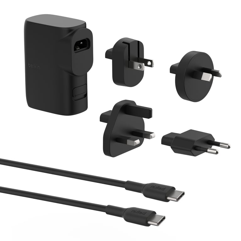 Belkin BPZ003bt1MBK-B6 Uniwersalne Czarny Prąd przemienny Szybkie ładowanie Wewnętrzna