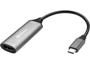 Sandberg 136-36 externe USB-Grafikkarte, grau