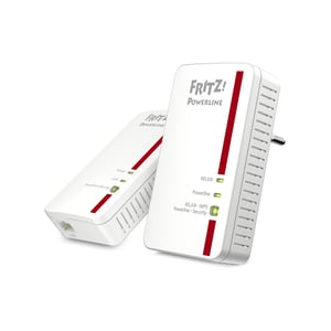 FRITZ! 1240E Powerline WLAN Set 1200 Mbit/s Wired LAN Wi-Fi White 1 pc.