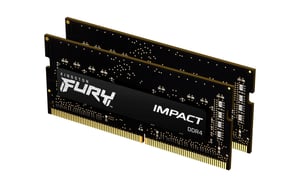 Kingston Technology FURY 32 GB 3200 MT/s DDR4 CL20 SODIMM (2-pack) Impact