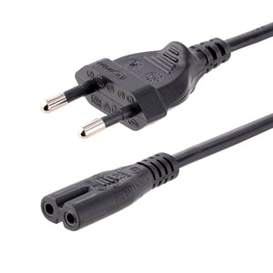 StarTech 752E-2M-POWER-LEAD Power Cable, Black, CEE7/16 C7 Panel