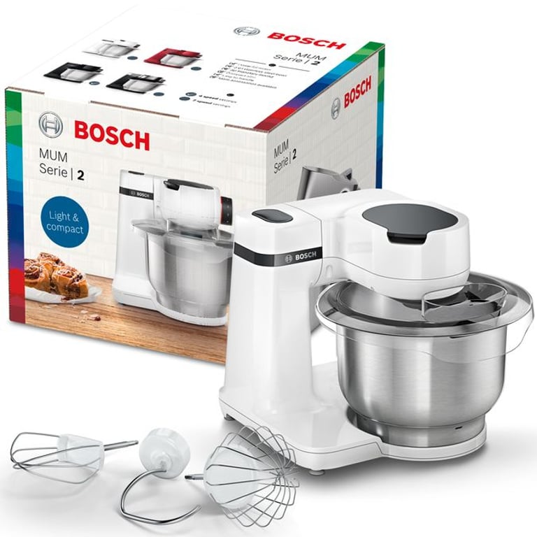 Bosch Serie 2 MUMS2EW00 robot kuchenny 700 W 3,8 l Biały