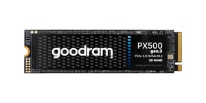 Goodram PX500 GEN.3 SSDPR-PX500-256-80-G3 SSD-Laufwerk mit 256 GB, M.2, PCI Express 3.0, NVMe, 3D-NAND