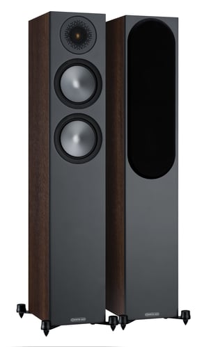 Monitor Audio Bronze 200 2,5-drożny Czarny, Brązowy Przewodowa 120 W