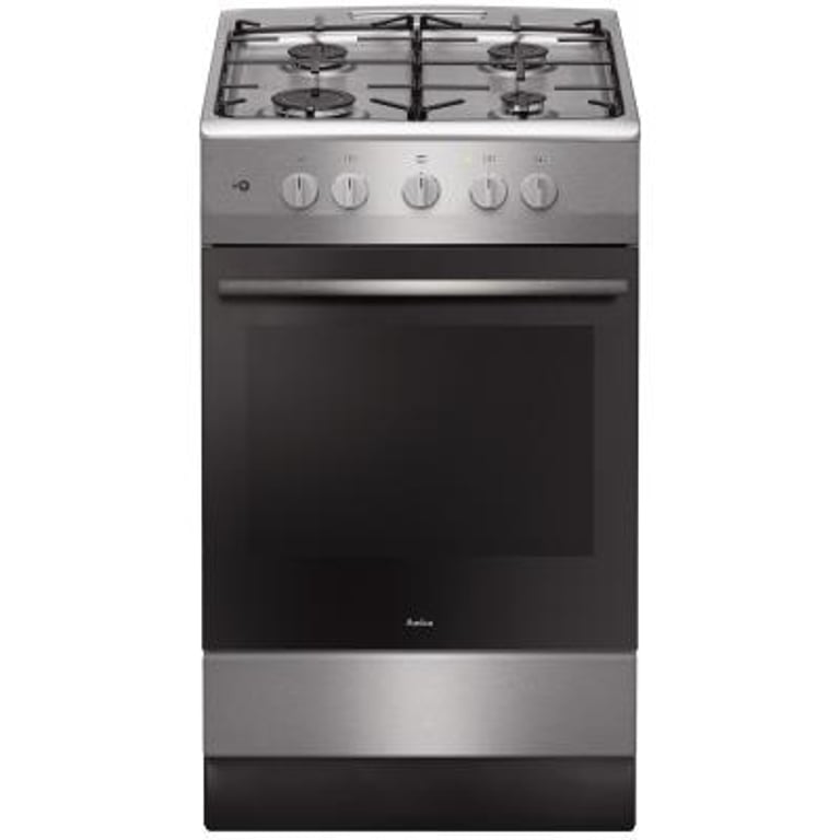 Amica 57GGH4.23ZPF(Xx) Kuchenka wolnostojąca Gaz Srebrny