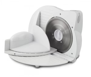 Esperanza EKM017W Slicer, 150 W, Stainless Steel, White Plastic, Stainless Steel