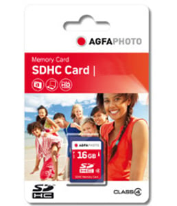 AgfaPhoto 10403P 2-GB-SD-Flash-Speicherkarte, Klasse 4