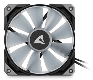 Sharkoon F50 PC-Gehäuse 12-cm-Lüfter Schwarz, Grau