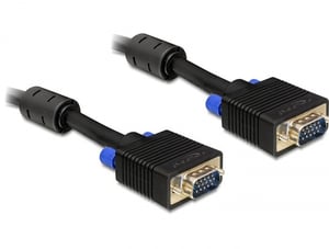 DeLOCK 5 m VGA-Kabel VGA (D-Sub) Schwarz