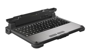 Getac GDKBUL klawiatura do urządzeń mobilnych US English Pogo Pin Czarny, Srebrny