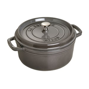 Staub 40500-246-0 garnek 3,8 l Rund, grafitgrå, grå
