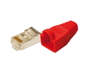 LogiLink MP0016 wtyczka RJ-45 Czerwony