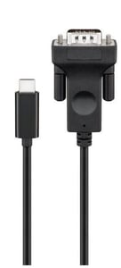 Microconnect USB3.1CVGA1.8 externe USB-Grafikkarte 1920 x 1080 px Schwarz