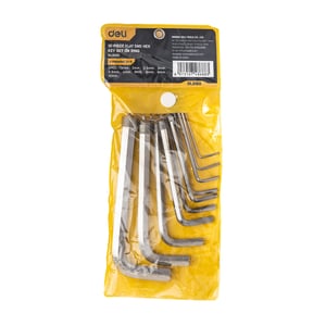 Deli Tools EDL3100 Allen Wrench Set, L-shaped Allen Wrenches, Metric, 10-piece set
