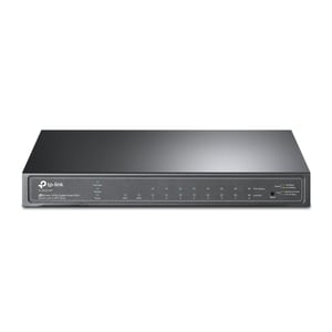 TP-Link JetStream TL-SG2210P Managed L2/L4 Gigabit-Ethernet-Switch (10/100/1000) mit PoE-Unterstützung, schwarz