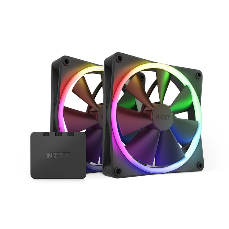 фото Вентилятор Nzxt F140 RGB Twin Pack Black (RF-R14DF-B1)