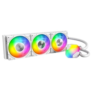 Montech HYPERFLOW ARGB 360 Procesor Chłodnica cieczy all-in-one 12 cm Biały 1 szt.