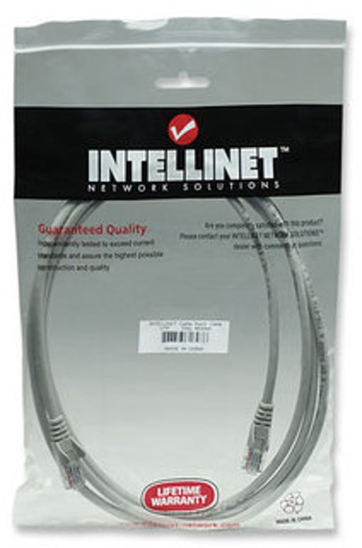 Intellinet 1m Cat5e UTP kabel sieciowy Szary
