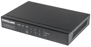 Intellinet 561174 Gigabit-Ethernet-Netzwerk-Switch (10/100/1000) PoE-Unterstützung Schwarz