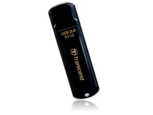 Transcend JetFlash Elite 700 64 GB USB 3.0 USB-minne USB Typ A 3.2 Gen 1 (3.1 Gen 1) Svart