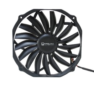 Prolimatech Ultra Sleek Vortex 14 Obudowa komputera Wentylator 14 cm Czarny