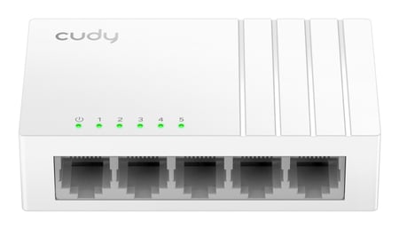 Cudy FS105D przełącznik sieciowy Nie zarządzany Fast Ethernet (10/100) Biały