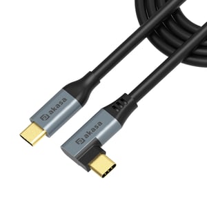 Akasa AK-CBUB68-10BK USB-Kabel 1 m USB-C 480 Gbit/s 100 W Schwarz